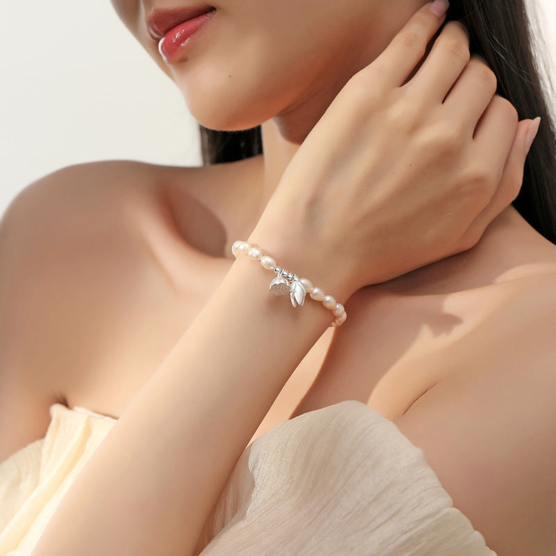 Light luxury niche exquisite pearl bracelet