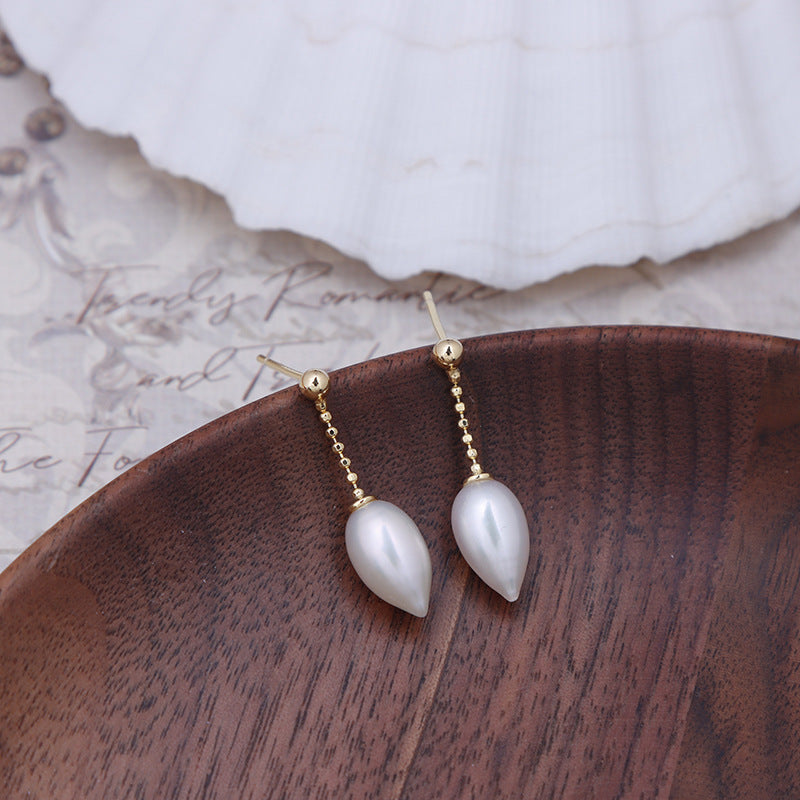 Tears Beauty Design Pearl Earrings