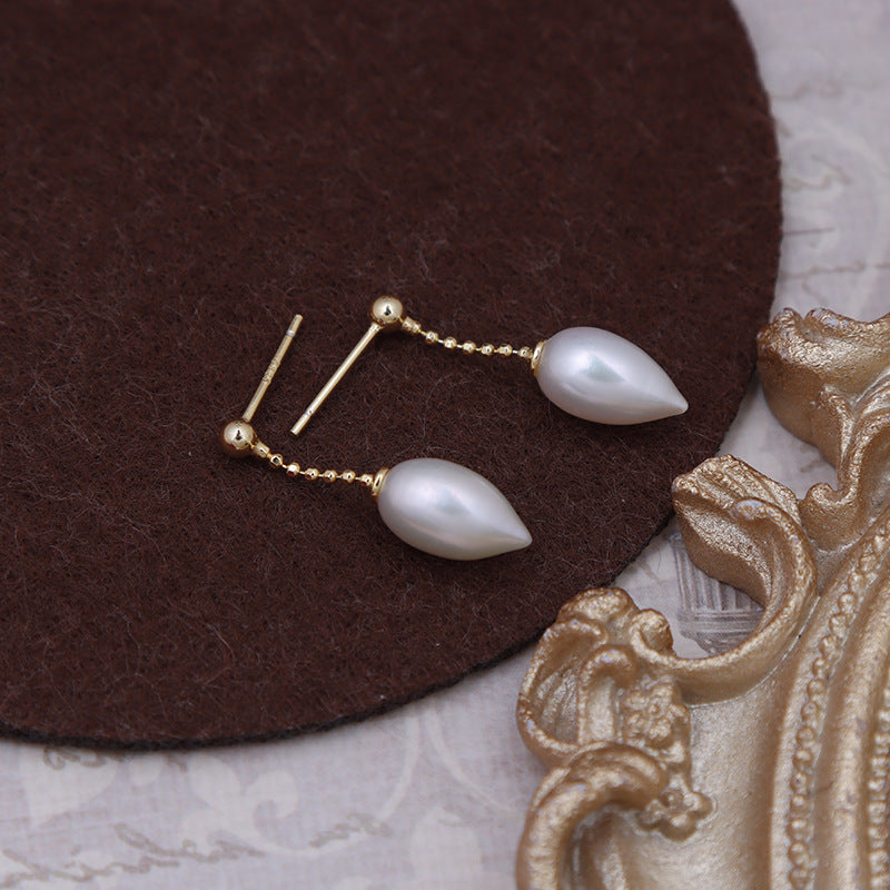 Tears Beauty Design Pearl Earrings