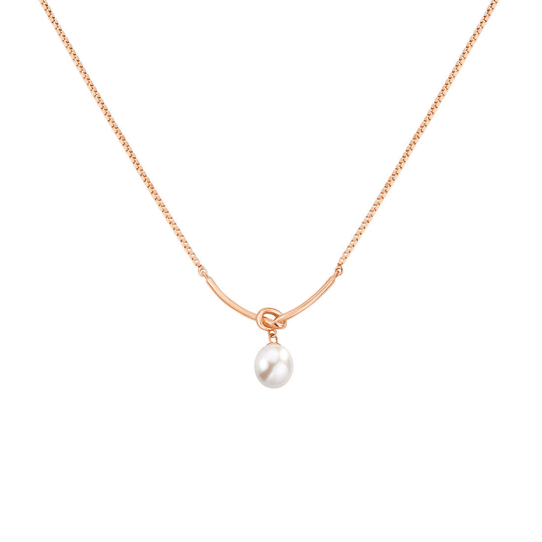 Light Luxury Simple Clavicle Chain Pearl Necklace