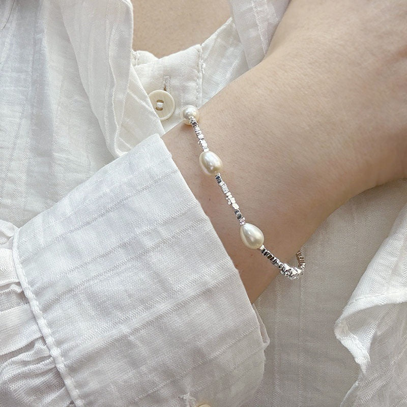 Natural freshwater pearl bracelet