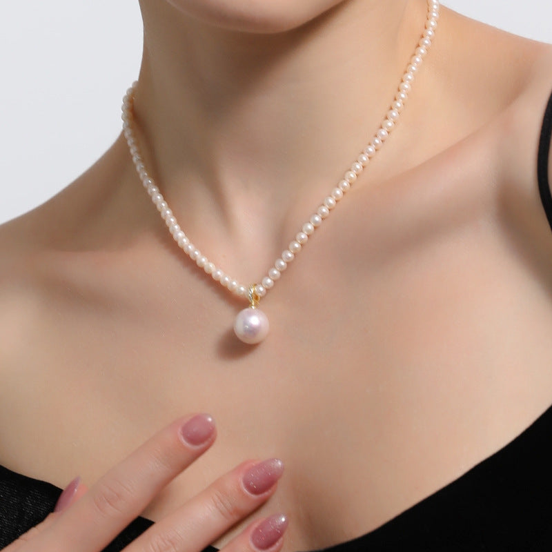 French Gentle Natural Freshwater Pearl Necklace