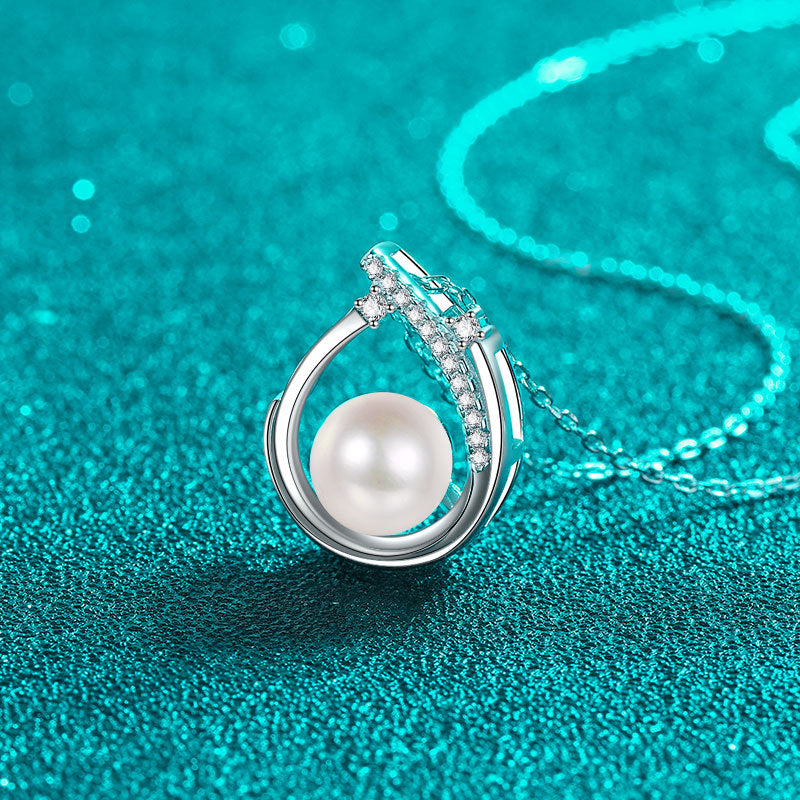Sterling Silver Versatile Premium Freshwater Pearl Necklace