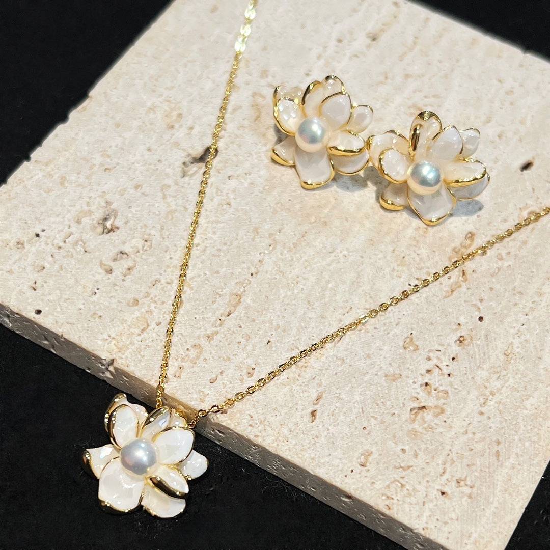 Natural Pearl Flower Series Design Set