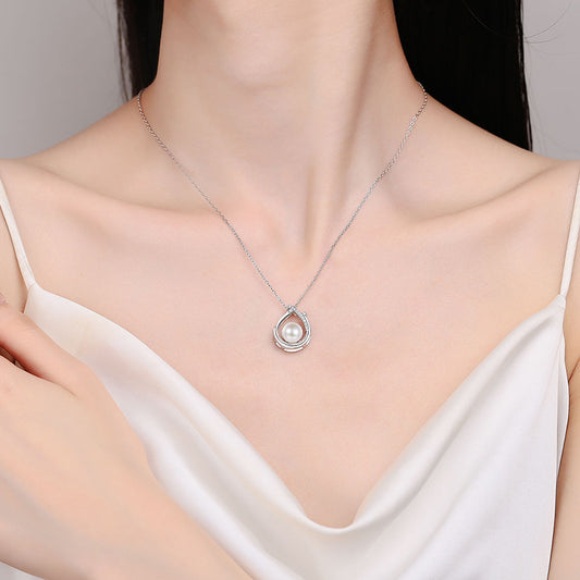 Sterling Silver Versatile Premium Freshwater Pearl Necklace