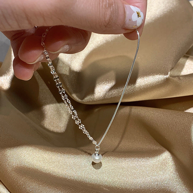 Light luxury niche natural pearl bracelet