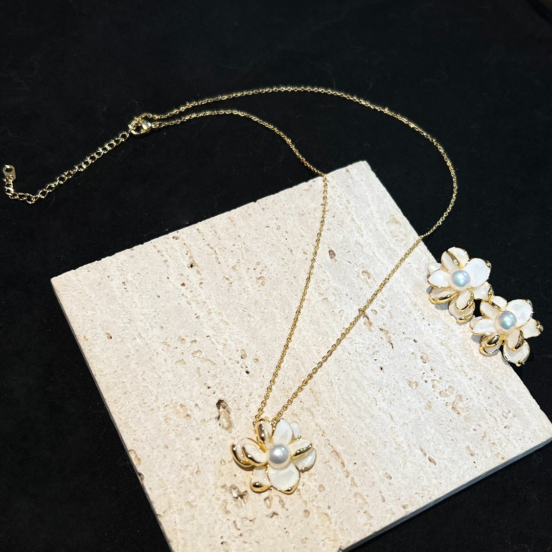 Natural Pearl Flower Series Design Set